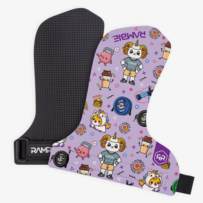 Rambie violet CrossFit grips